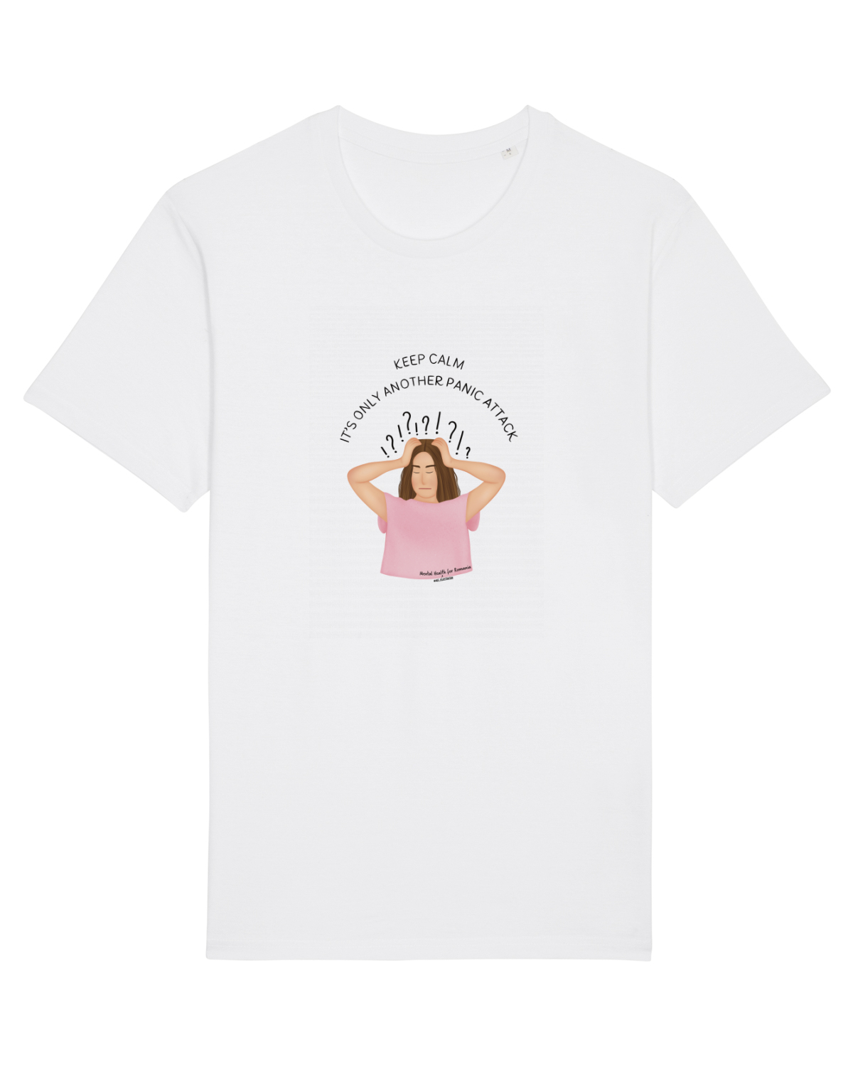 Tricou mânecă scurtă Unisex Rocker White