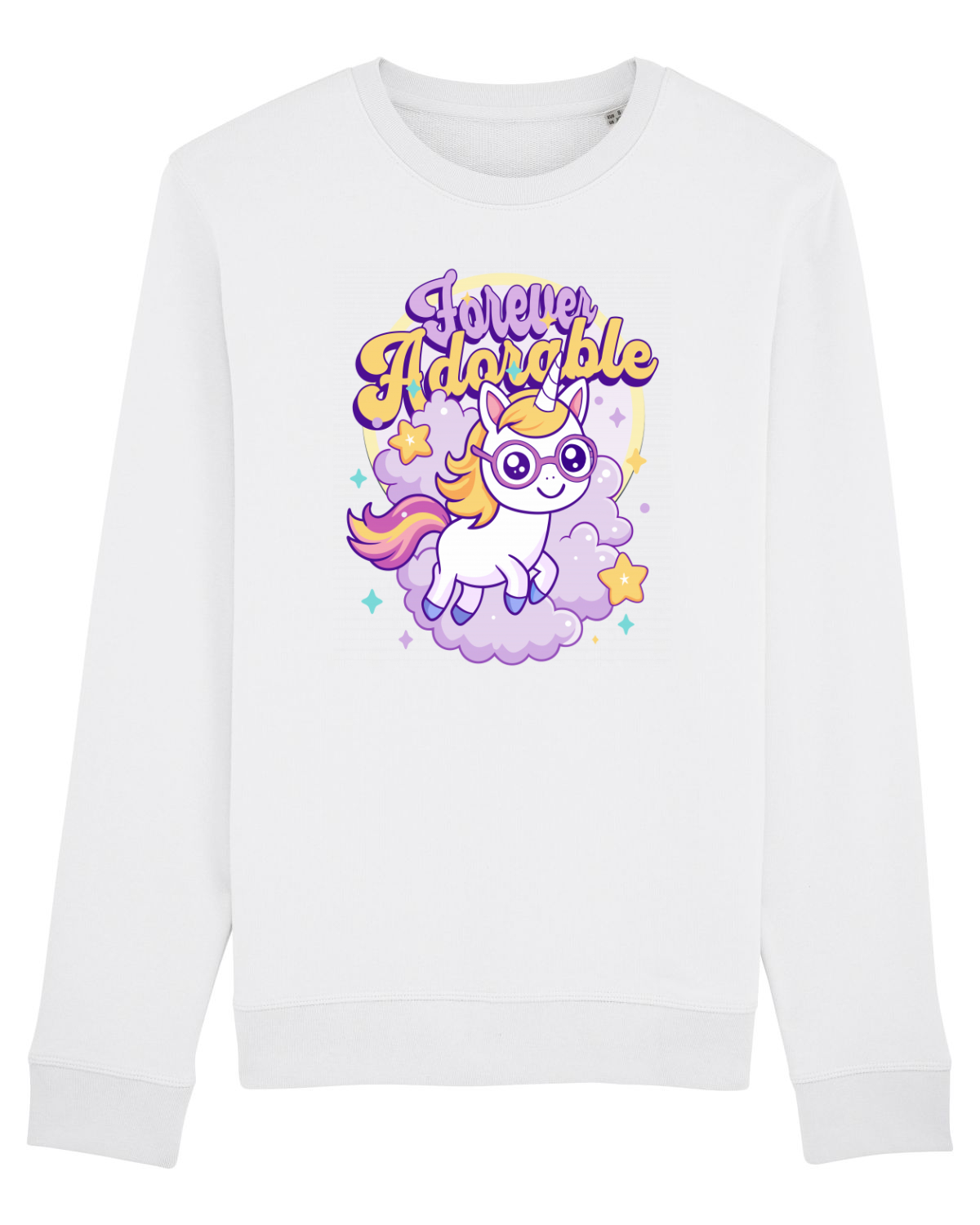 Bluză mânecă lungă Unisex Rise White