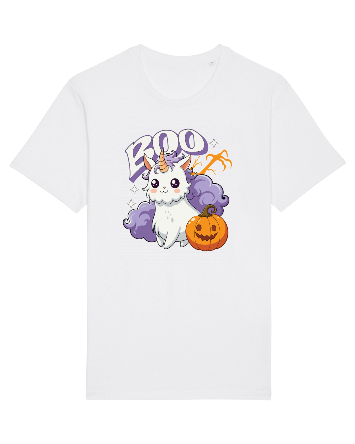 Tricou mânecă scurtă Unisex Rocker White