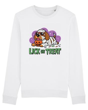 Lick Or Treat Funny Halloween White