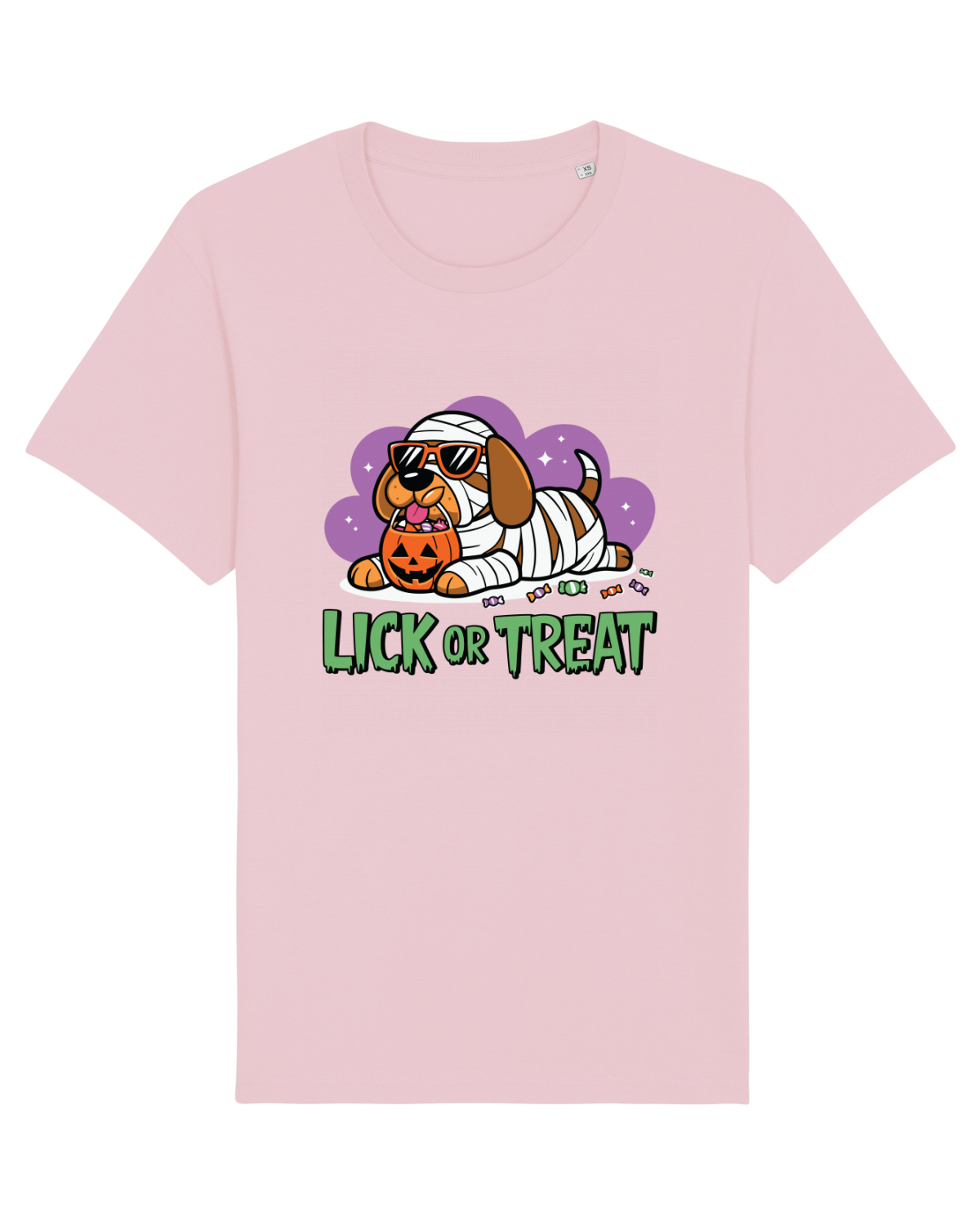 Tricou mânecă scurtă Unisex Rocker Cotton Pink