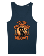 You're Creeping Meowt Pumpkin Face Cat Halloween Maiou Bărbat Runs