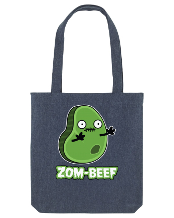 Zombeef Halloween Funny Zombie Meat Midnight Blue