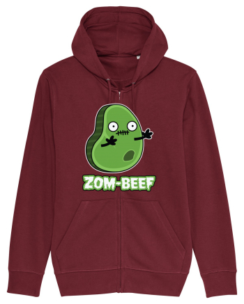 Zombeef Halloween Funny Zombie Meat Burgundy