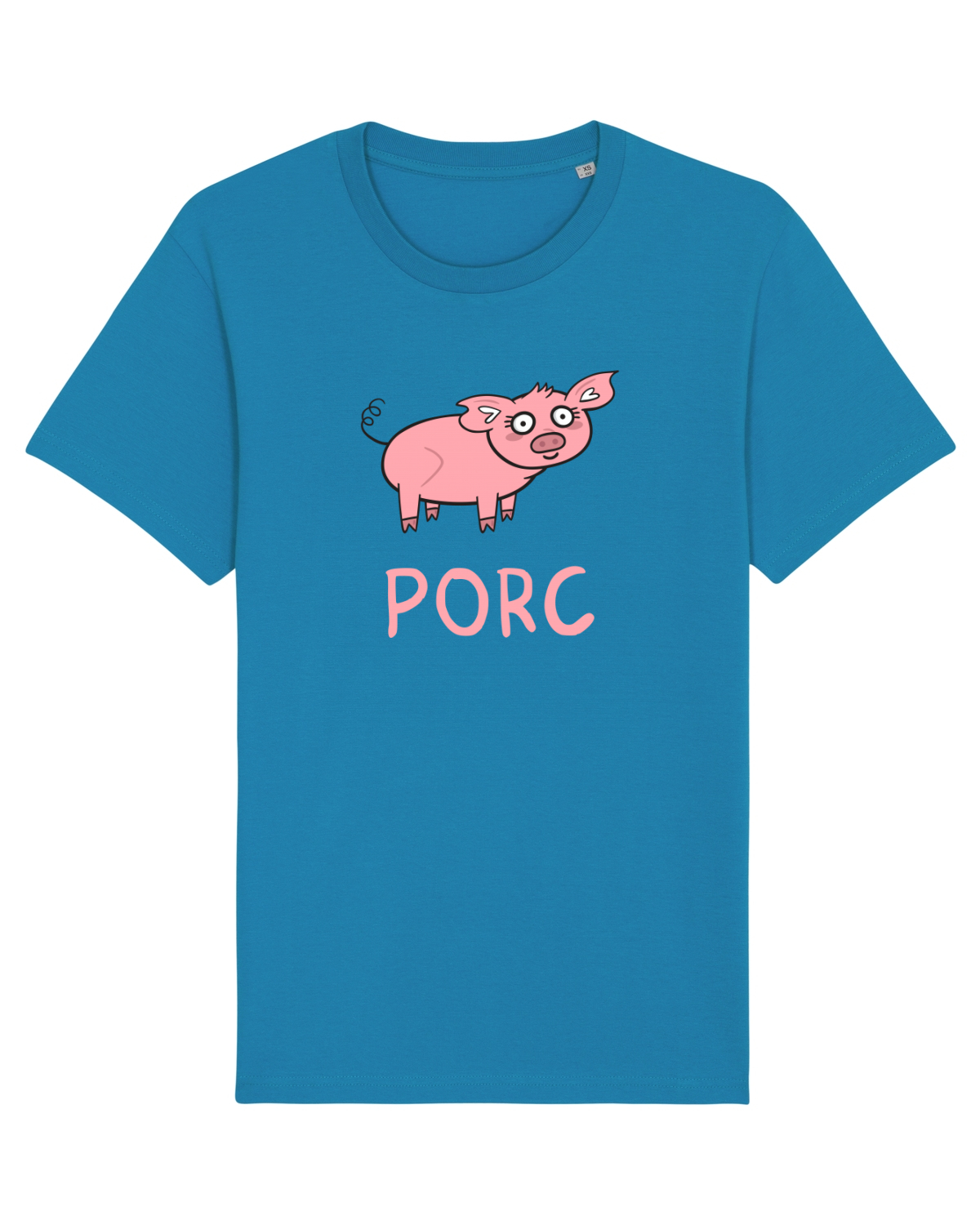 Tricou mânecă scurtă Unisex Rocker Azur