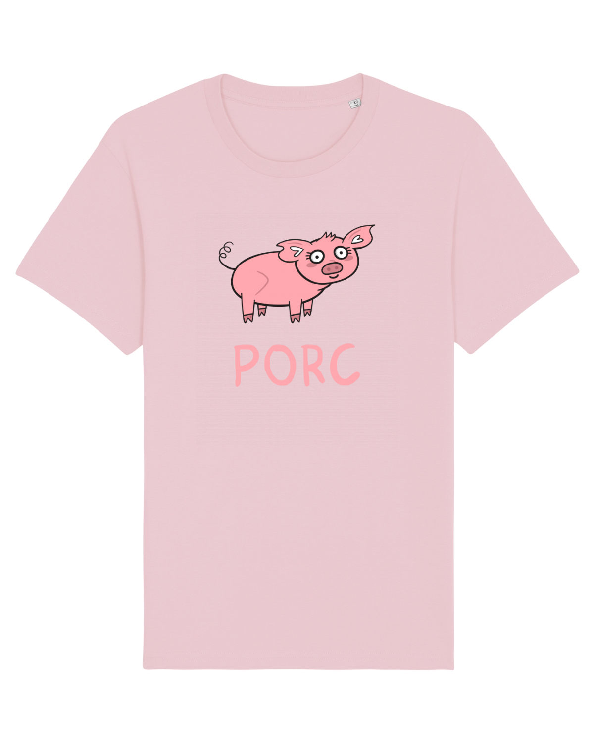 Tricou mânecă scurtă Unisex Rocker Cotton Pink