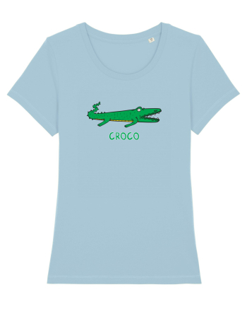 Croco Sky Blue
