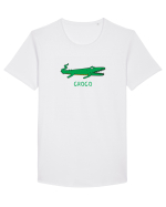 Croco Tricou mânecă scurtă guler larg Bărbat Skater