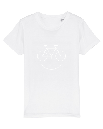 Smiling Bicycle  White