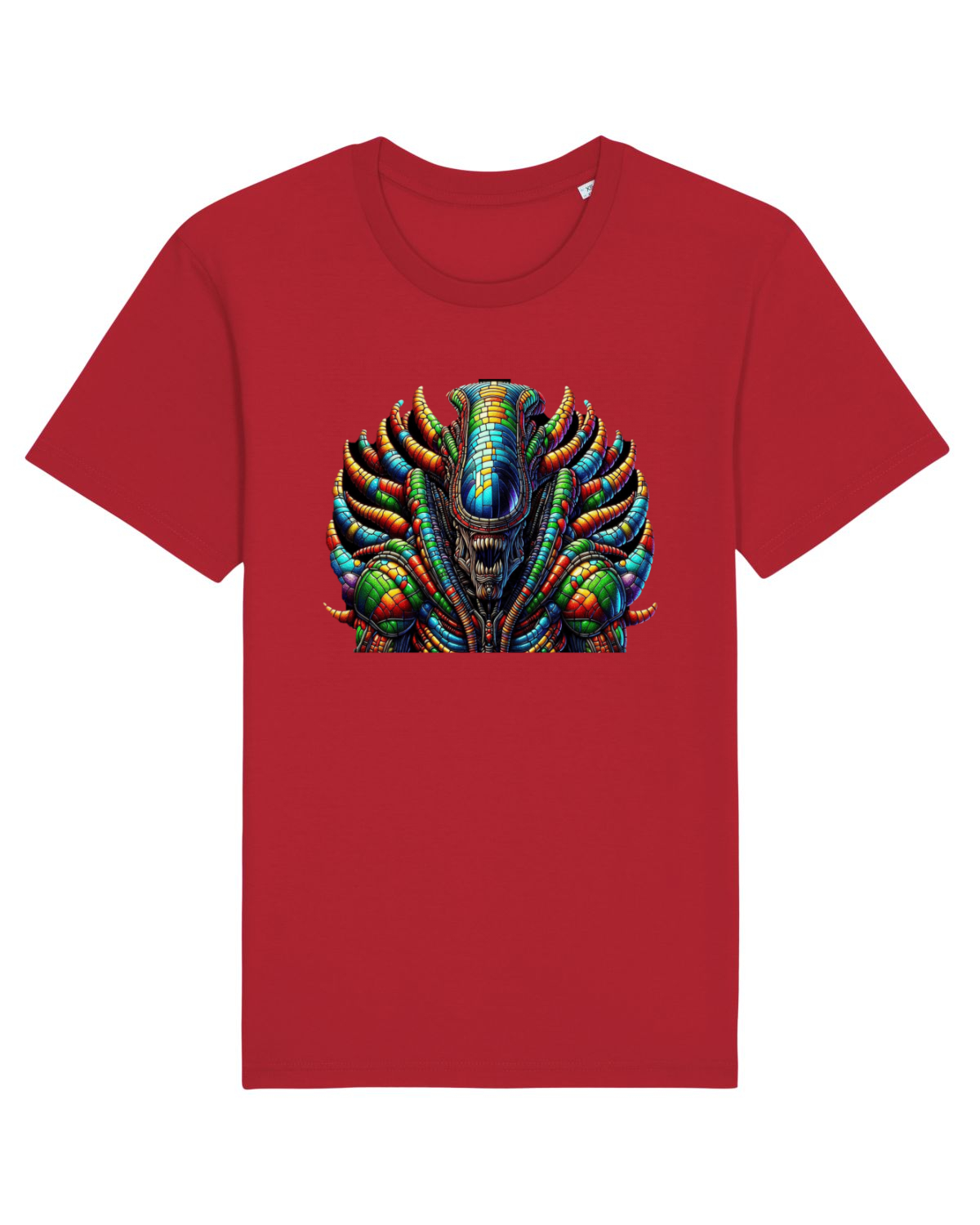 Tricou mânecă scurtă Unisex Rocker Red