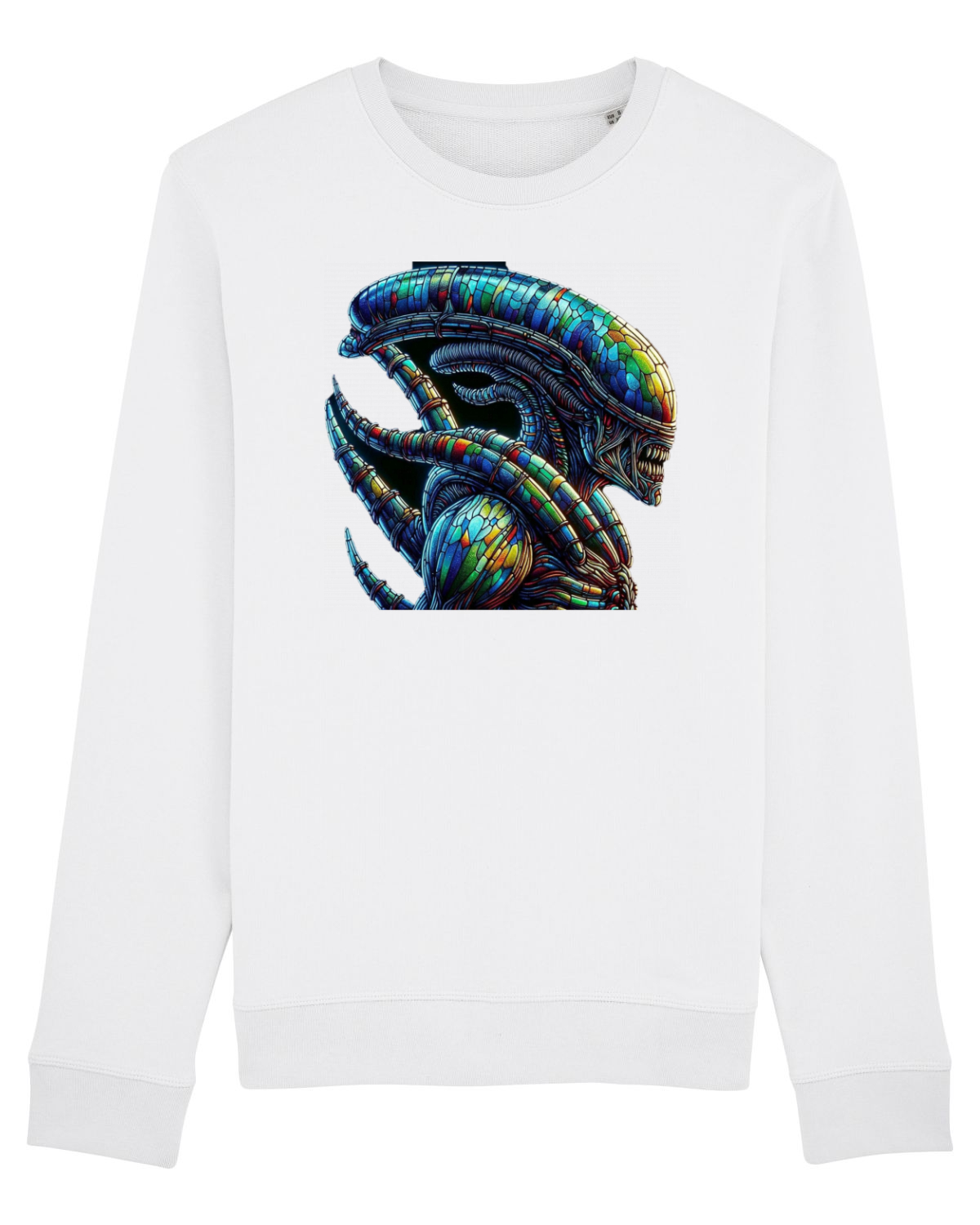 Bluză mânecă lungă Unisex Rise White