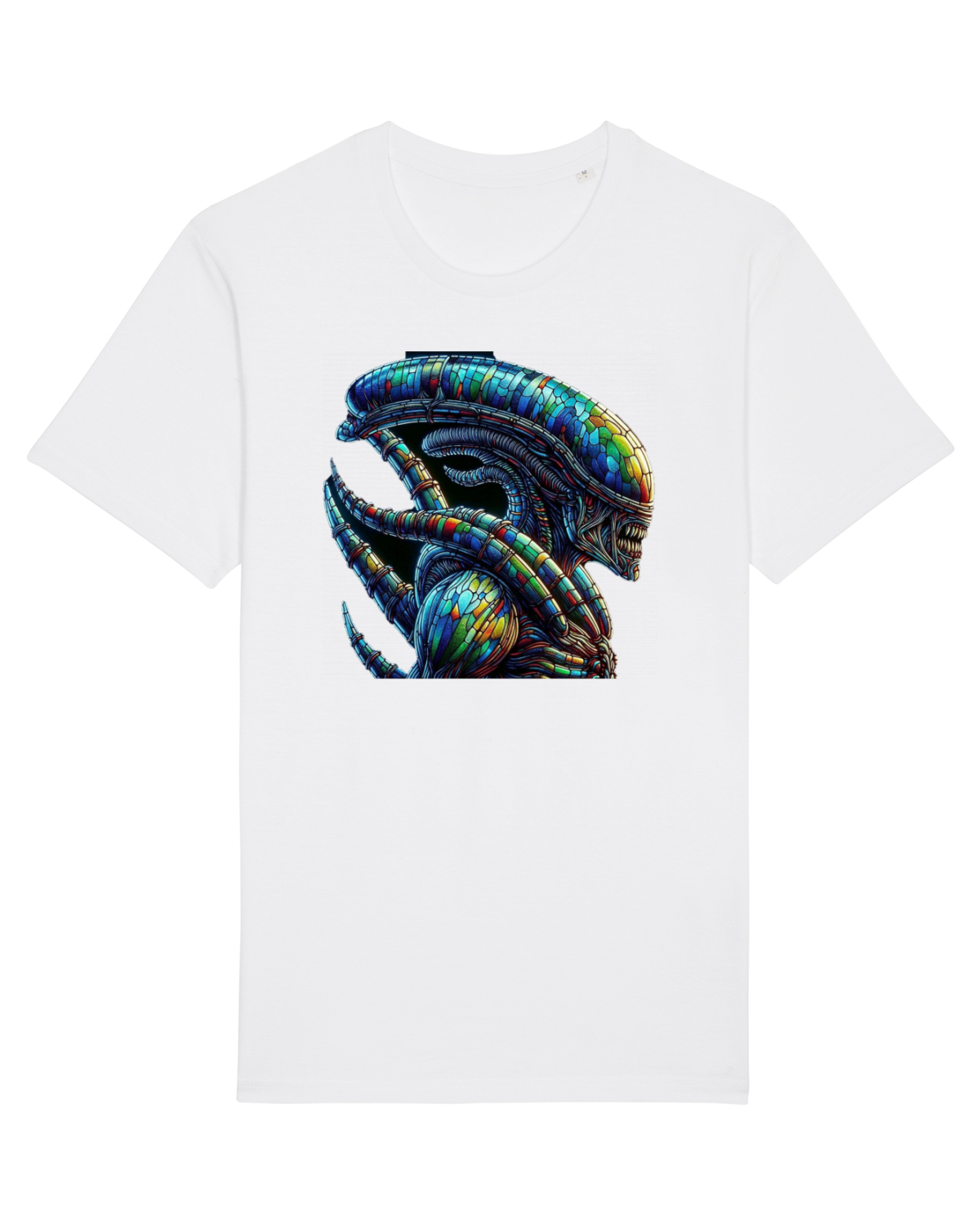 Tricou mânecă scurtă Unisex Rocker White