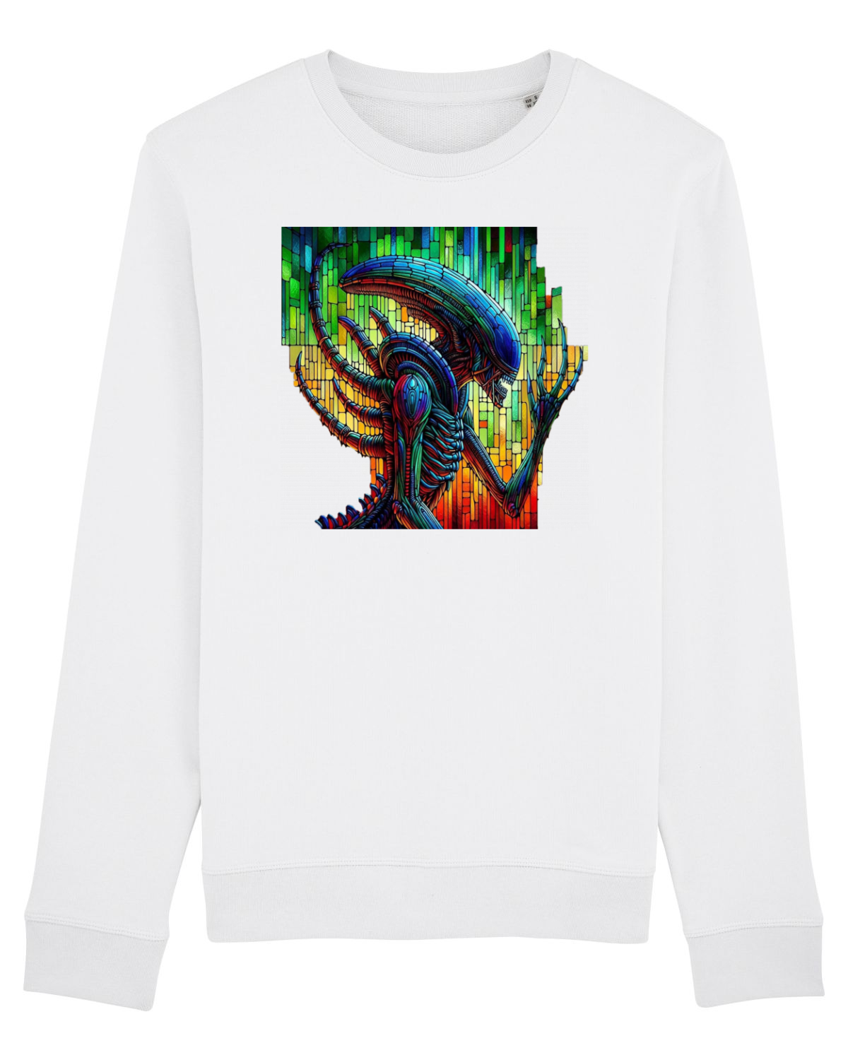 Bluză mânecă lungă Unisex Rise White