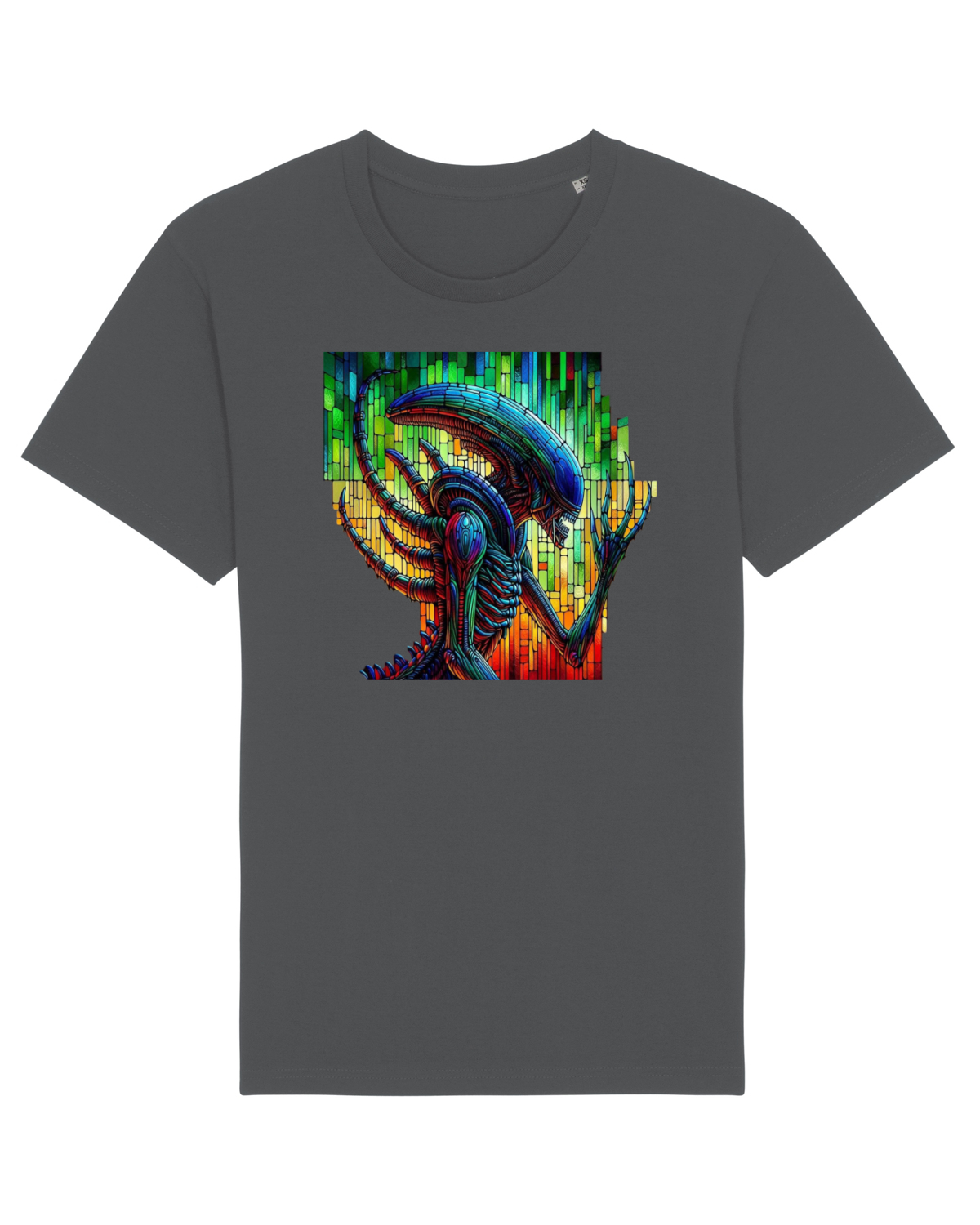 Tricou mânecă scurtă Unisex Rocker Anthracite