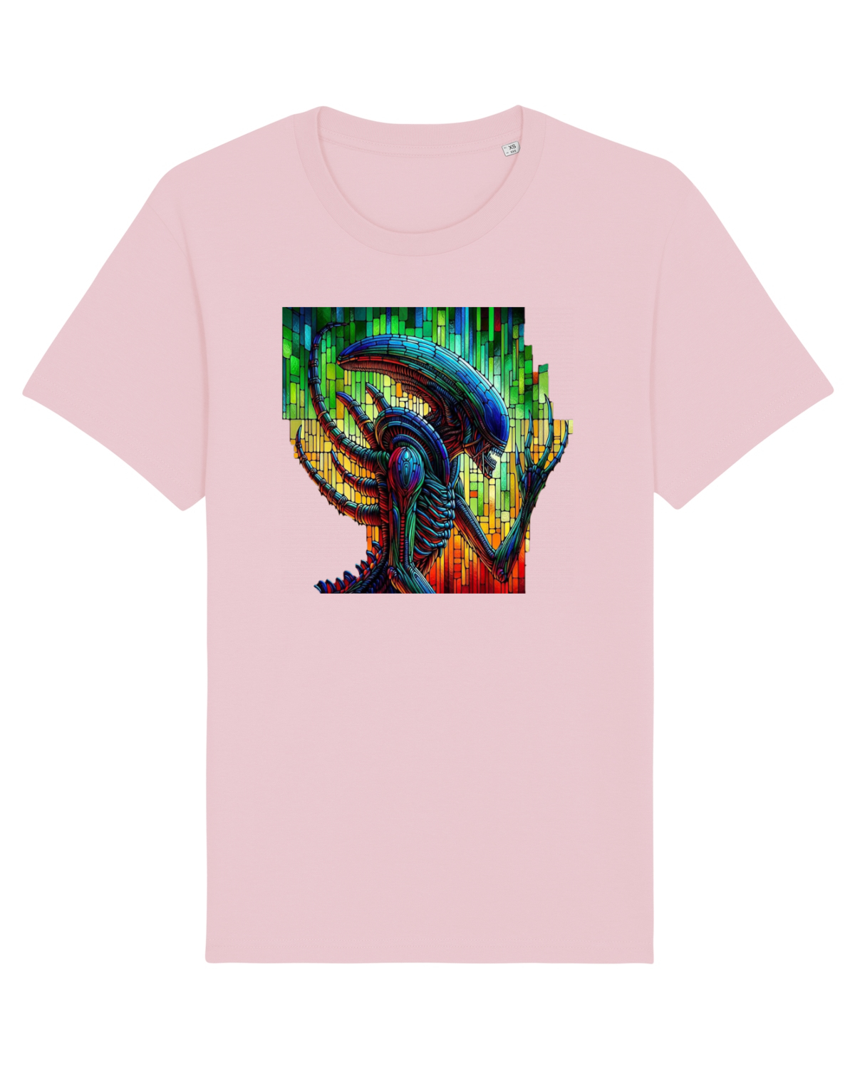 Tricou mânecă scurtă Unisex Rocker Cotton Pink