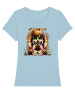 Annabele Tricou mânecă scurtă guler larg fitted Damă Expresser