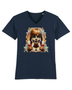 Annabele Tricou mânecă scurtă guler V Bărbat Presenter