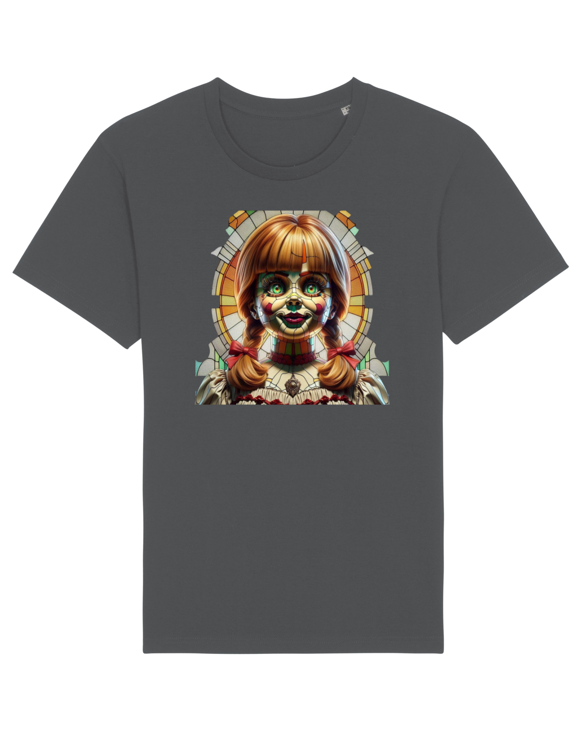 Tricou mânecă scurtă Unisex Rocker Anthracite