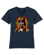 Annabele Tricou mânecă scurtă guler V Bărbat Presenter