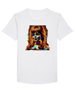 Annabele Tricou mânecă scurtă guler larg Bărbat Skater