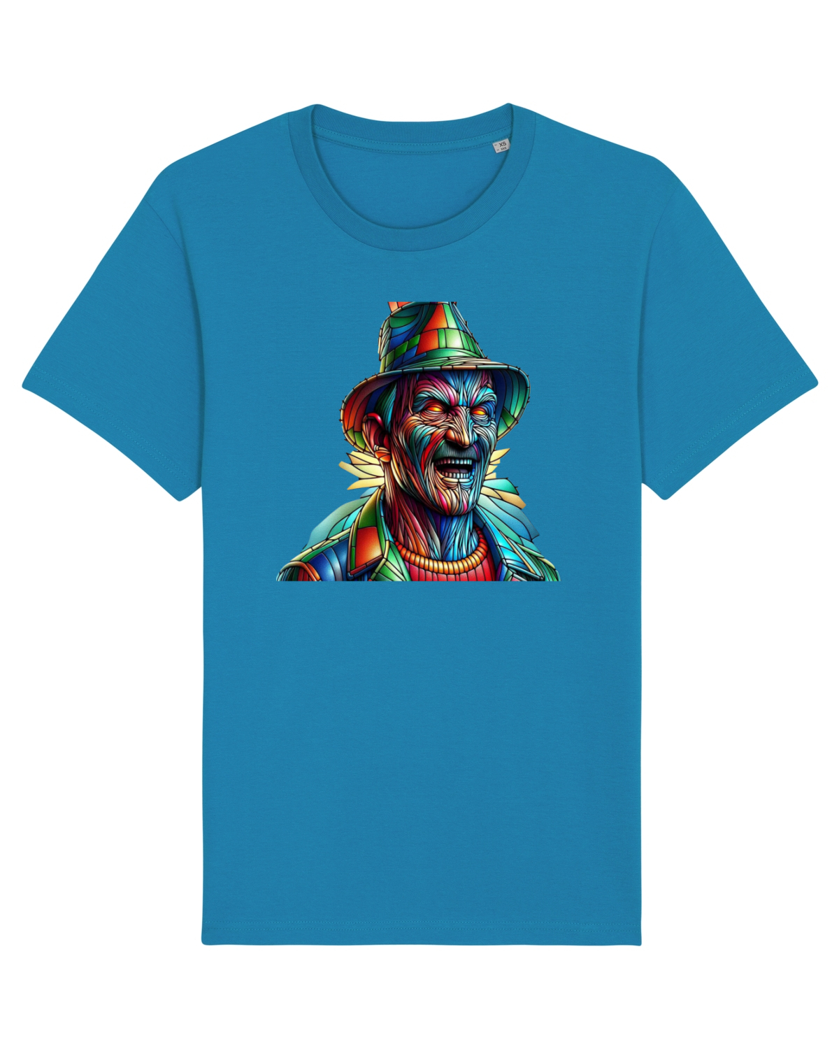 Tricou mânecă scurtă Unisex Rocker Azur