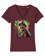 Freddy Krueger Tricou mânecă scurtă guler V Damă Evoker