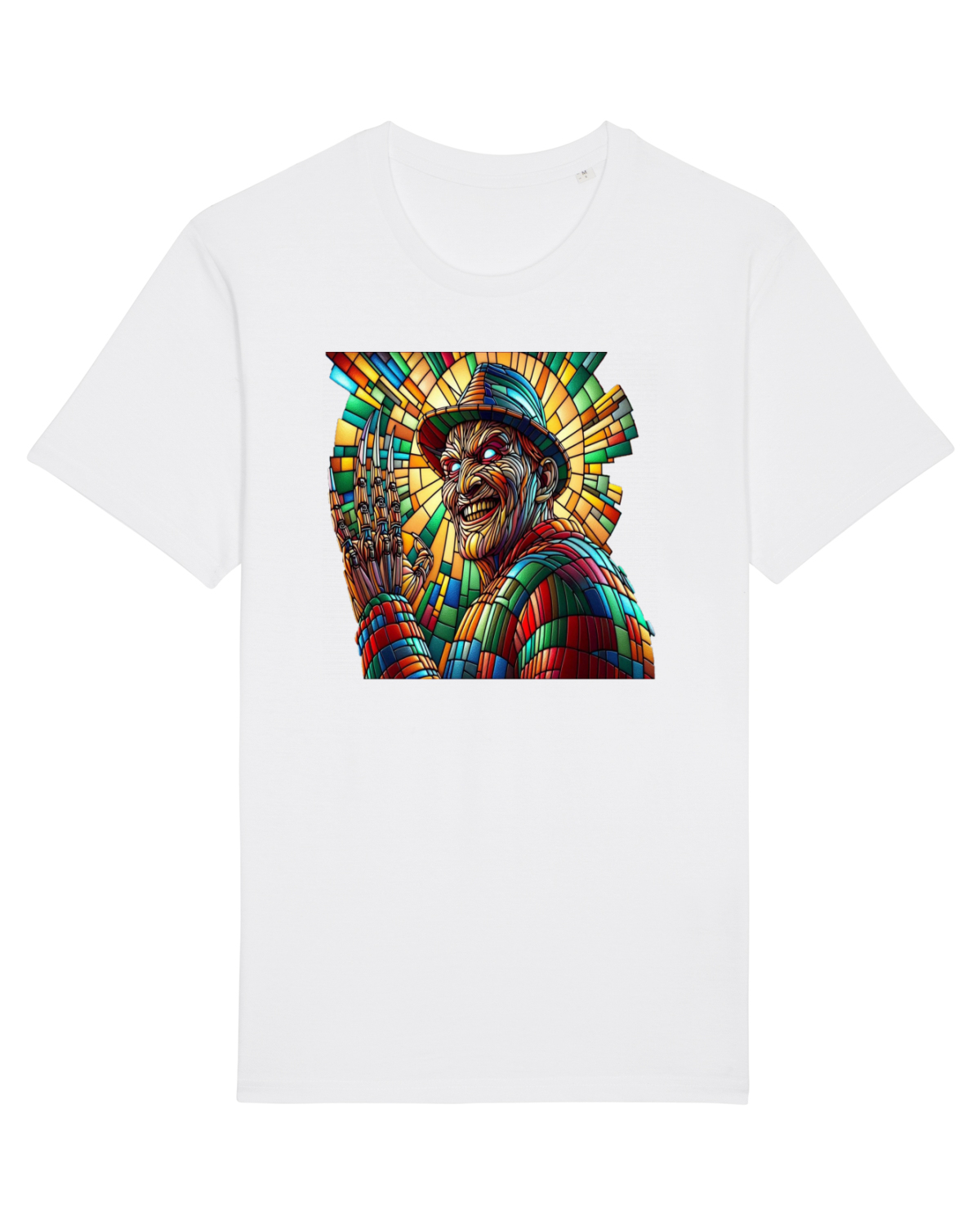 Tricou mânecă scurtă Unisex Rocker White