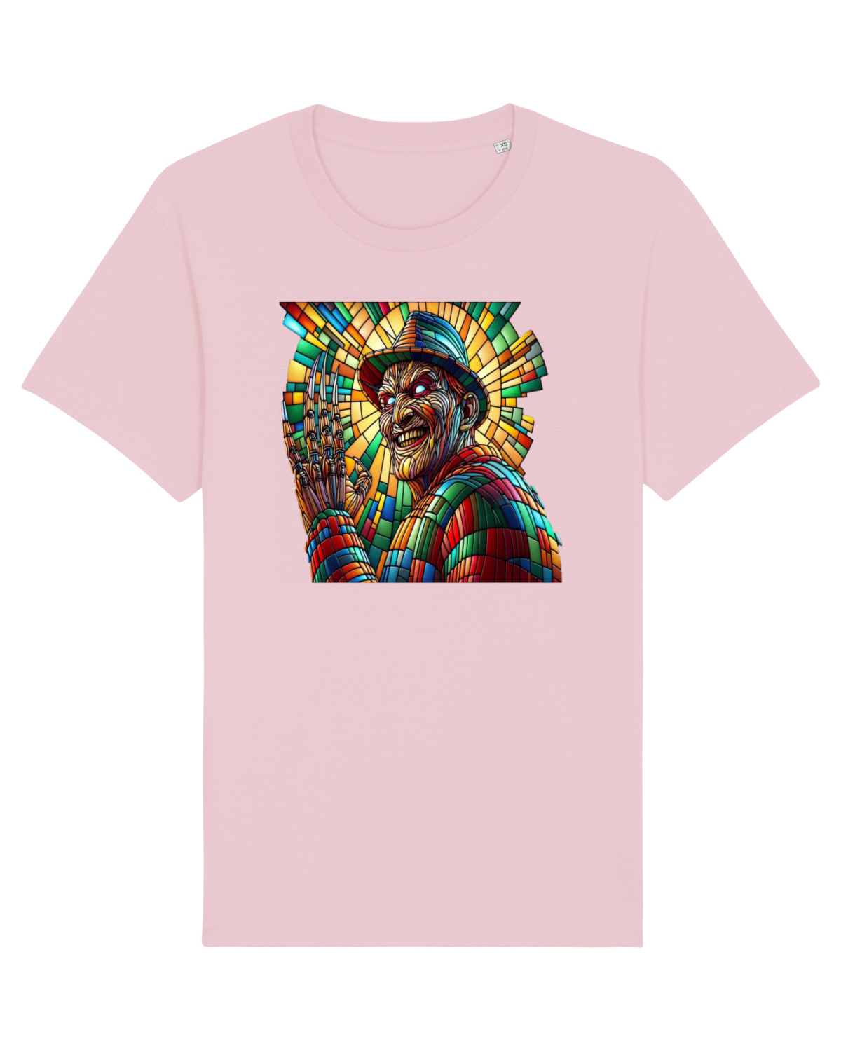 Tricou mânecă scurtă Unisex Rocker Cotton Pink