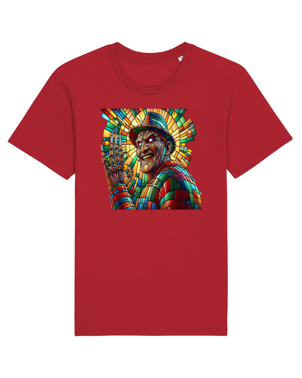 Tricou mânecă scurtă Unisex Rocker Red