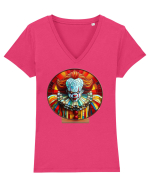 It the clown 2 Tricou mânecă scurtă guler V Damă Evoker