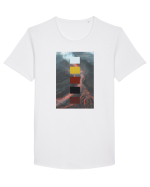 Incandescent Lava Tricou mânecă scurtă guler larg Bărbat Skater