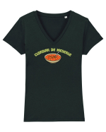 CIORBAR DE MESERIE  Tricou mânecă scurtă guler V Damă Evoker