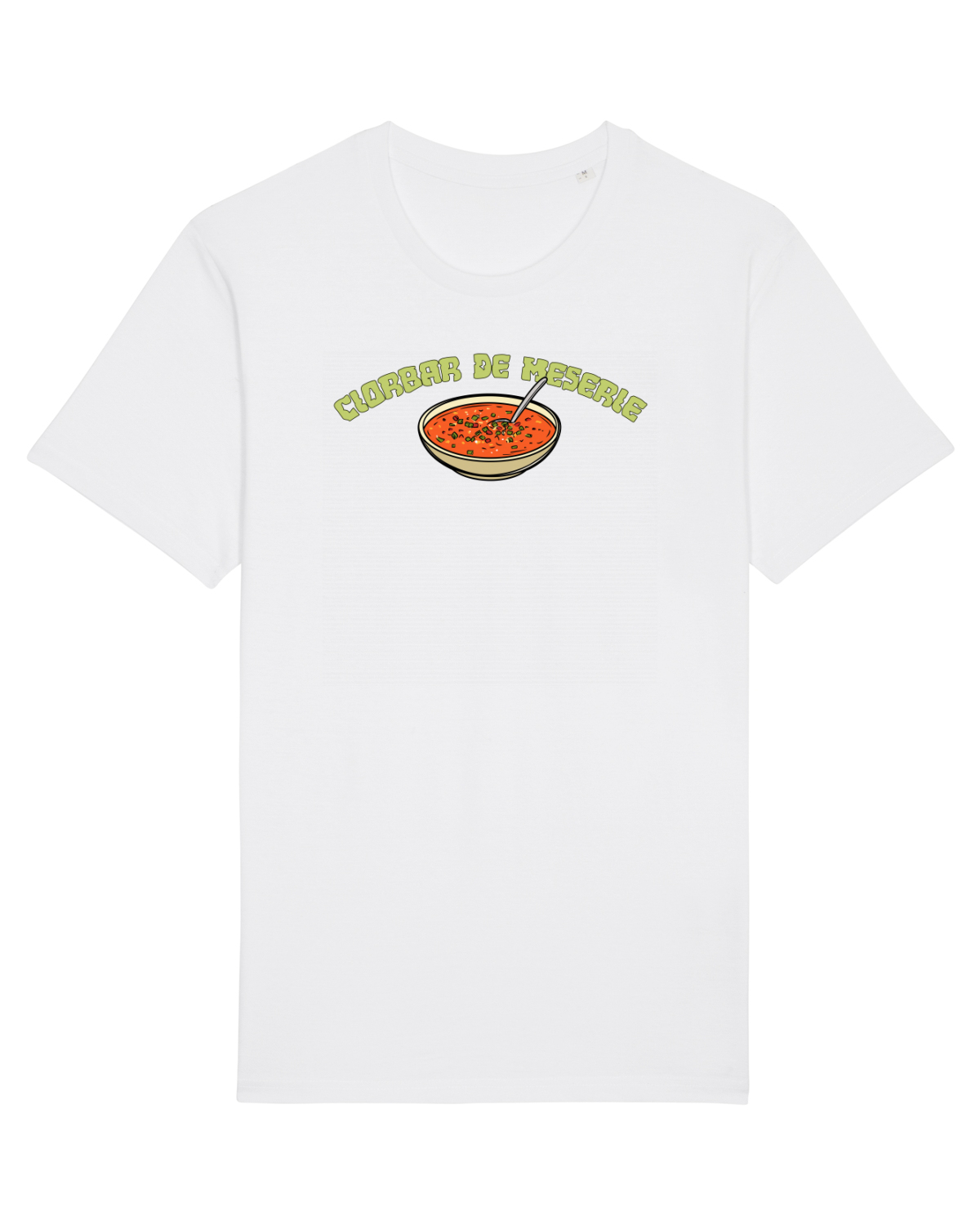 Tricou mânecă scurtă Unisex Rocker White