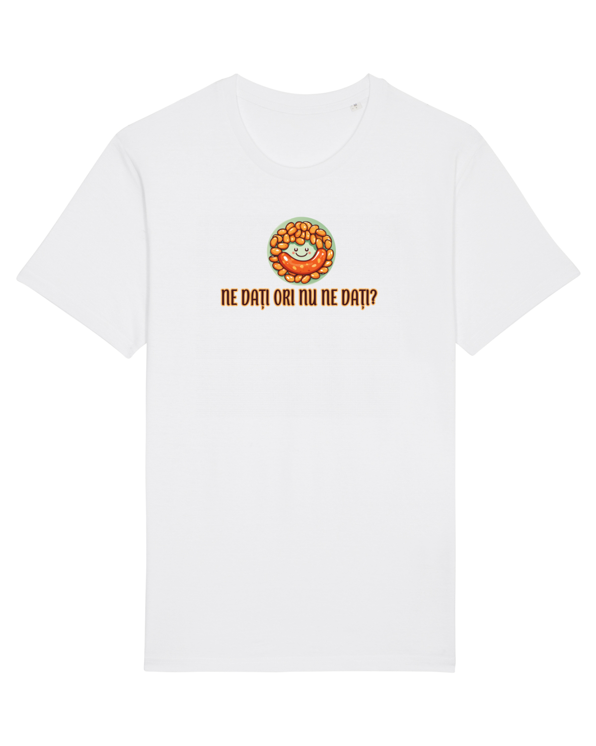 Tricou mânecă scurtă Unisex Rocker White