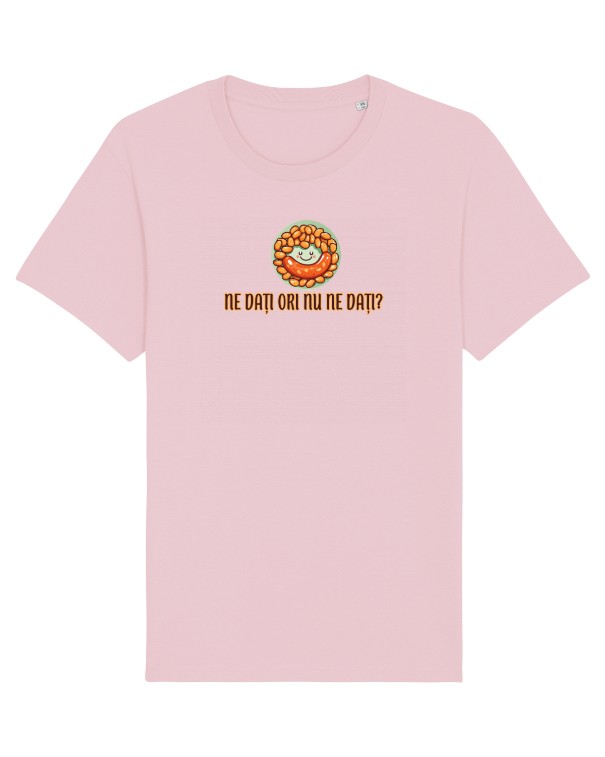 Tricou mânecă scurtă Unisex Rocker Cotton Pink