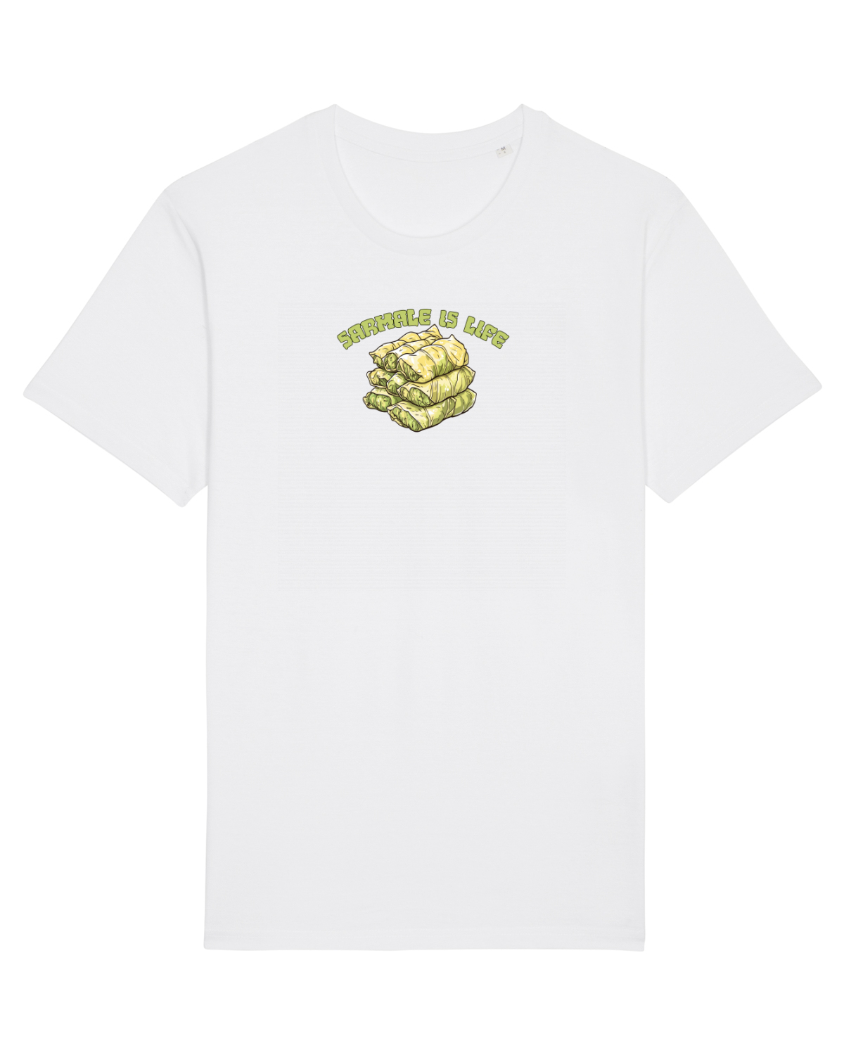 Tricou mânecă scurtă Unisex Rocker White