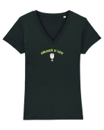 PALINCA IS LIFE / PALINCA E  VIATA Tricou mânecă scurtă guler V Damă Evoker