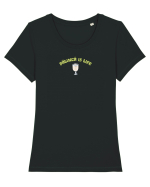 PALINCA IS LIFE / PALINCA E  VIATA Tricou mânecă scurtă guler larg fitted Damă Expresser