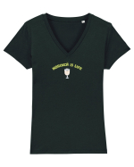 HORINCA IS LIFE /HORINCA E  VIATA Tricou mânecă scurtă guler V Damă Evoker