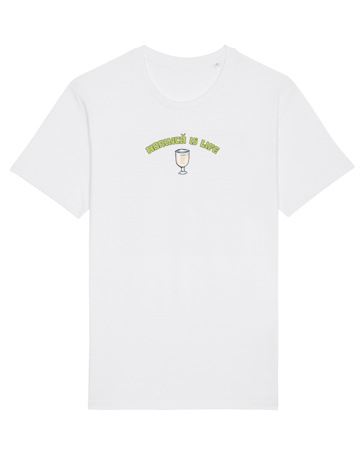 Tricou mânecă scurtă Unisex Rocker White