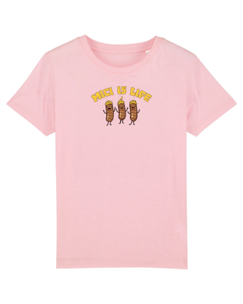 MICI  IS LIFE / MICII SUNT  VIATA Cotton Pink