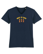 MICI  IS LIFE / MICII SUNT  VIATA Tricou mânecă scurtă guler V Bărbat Presenter