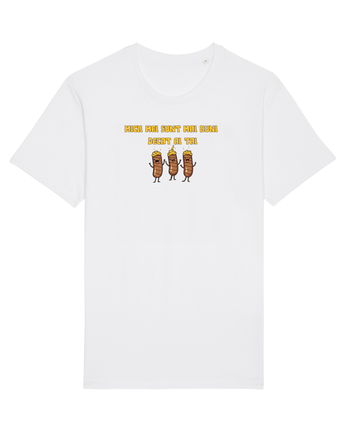 Tricou mânecă scurtă Unisex Rocker White