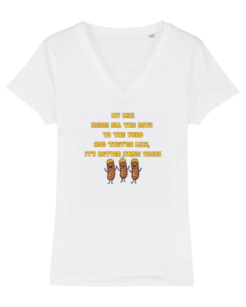 MY MICI BRING ALL THE BOYS TO THE YARD / MICII MEI ADUNA TOTI BAIETII  White