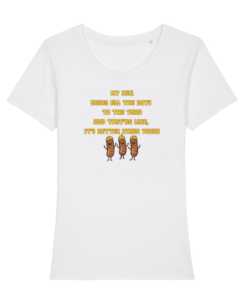 MY MICI BRING ALL THE BOYS TO THE YARD / MICII MEI ADUNA TOTI BAIETII  White
