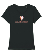 IUBESC  IARNA ROMANEASCA Tricou mânecă scurtă guler larg fitted Damă Expresser
