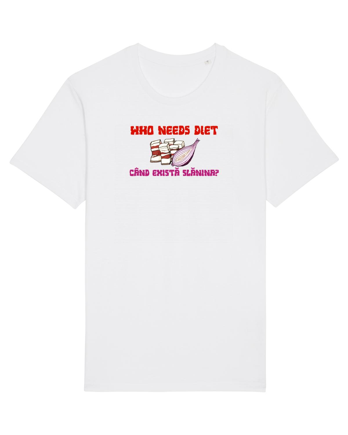 Tricou mânecă scurtă Unisex Rocker White