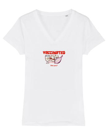 VACCINATED, ARE YOU? - Made in Romania White