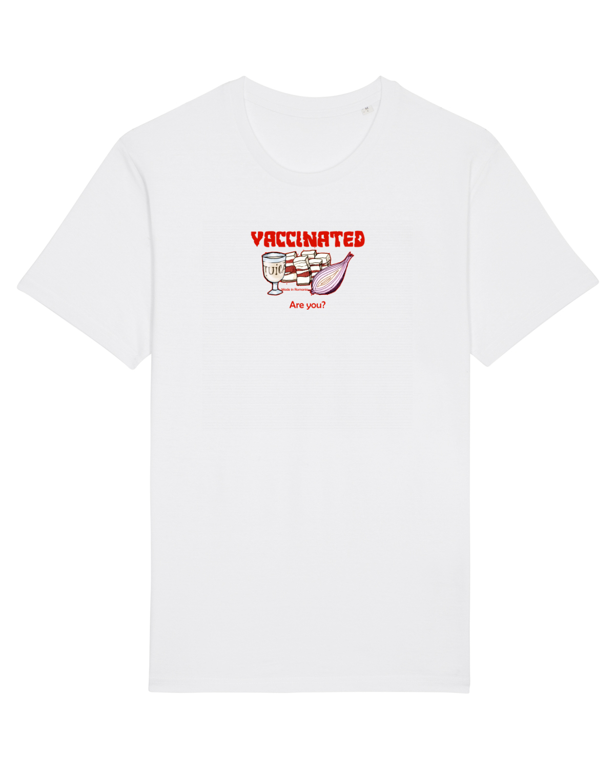 Tricou mânecă scurtă Unisex Rocker White