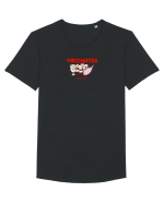 VACCINATED, ARE YOU? - Made in Romania Tricou mânecă scurtă guler larg Bărbat Skater